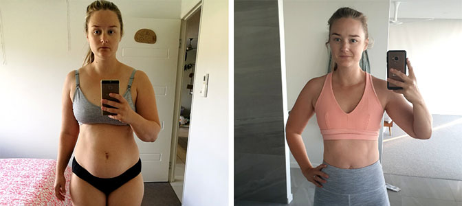 Melissa before and after weight loss