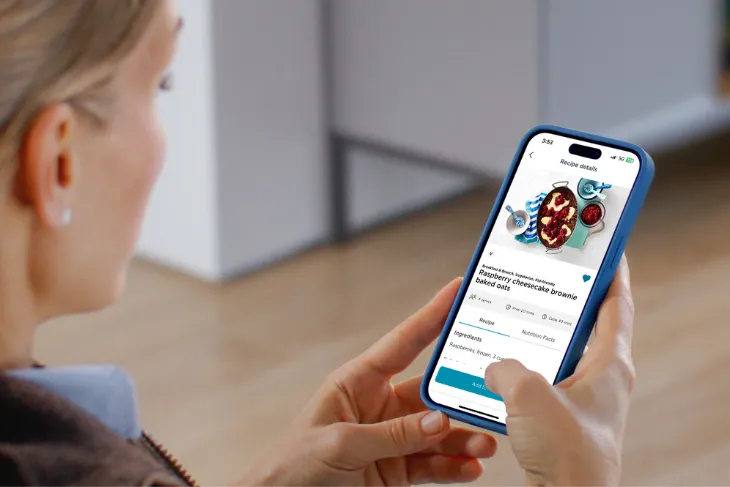 Woman on the CSIRO Total Wellbeing Diet App, Menopause